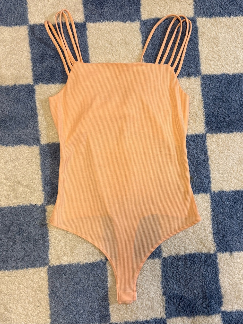 The NEW Boutique Peach Multi-Strap Bodysuit